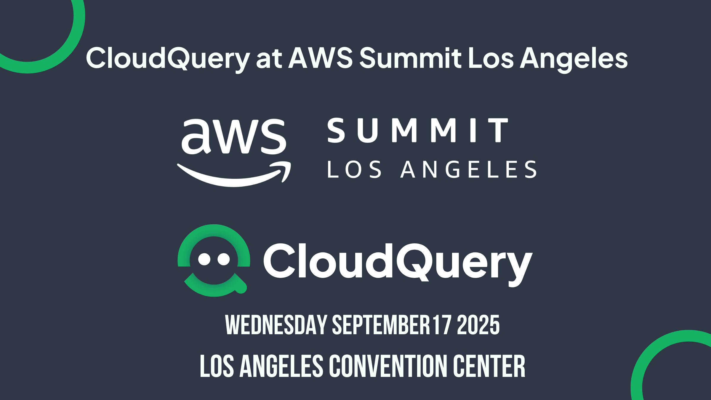 Meet CloudQuery at AWS Summit Los Angeles 2025