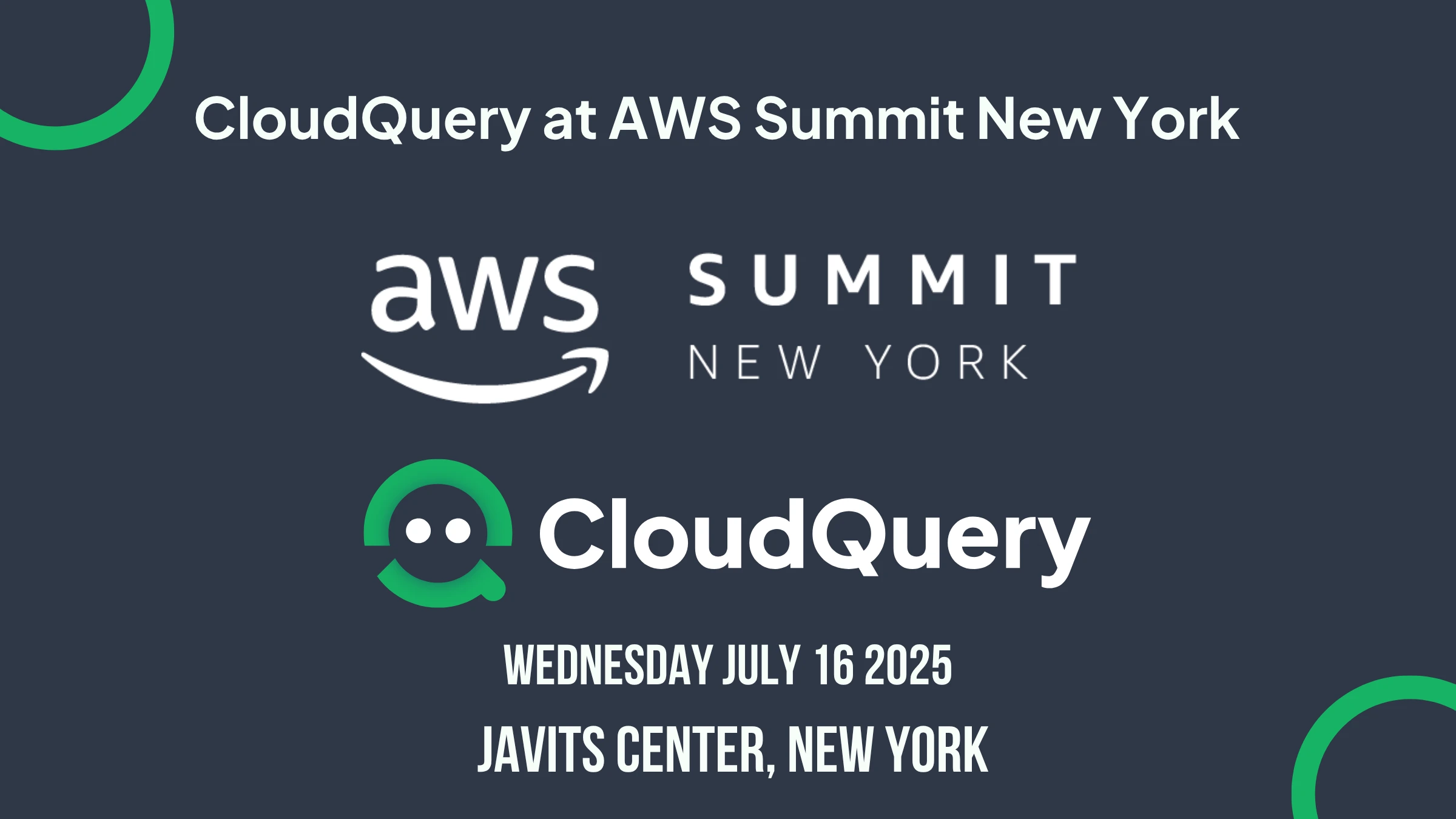 Meet CloudQuery at AWS Summit New York 2025