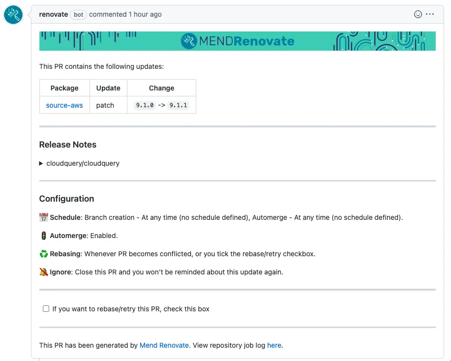 example pull request