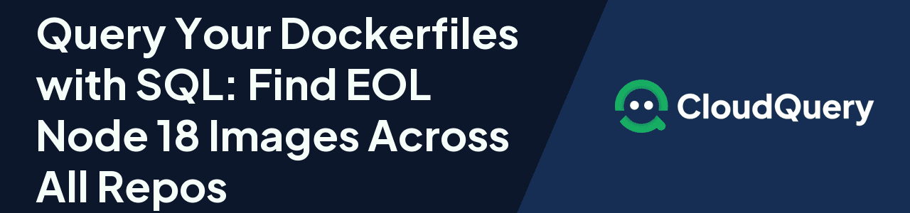 Query Dockerfiles header