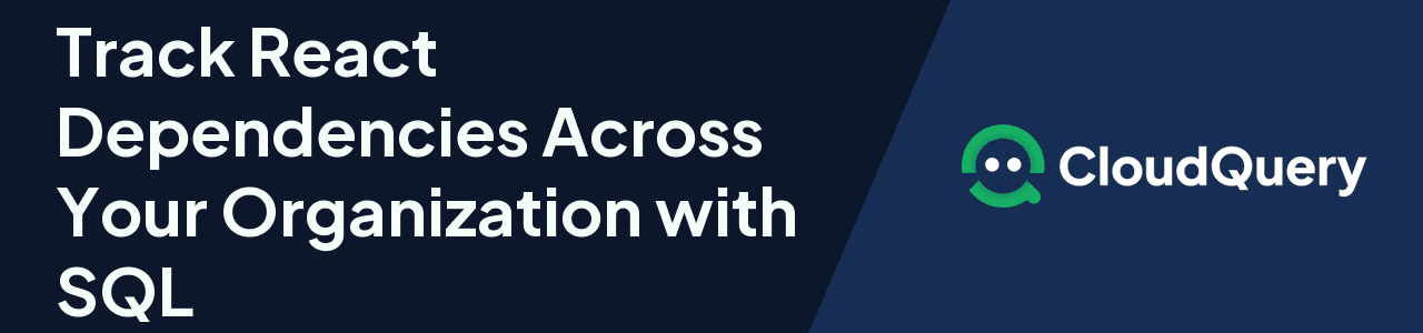 Track React dependencies header