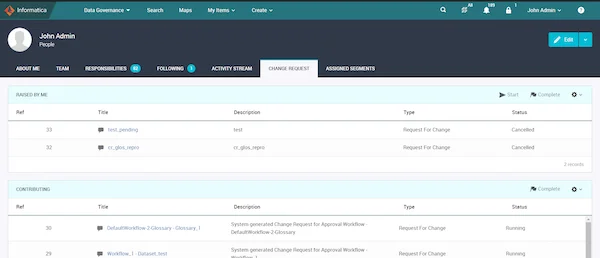 A Screenshot of Informatica
