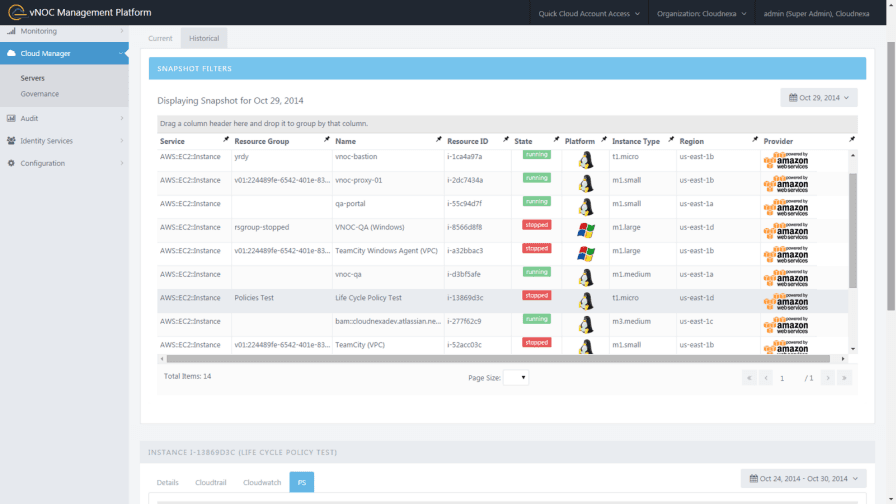 A screenshot of AWS Config
