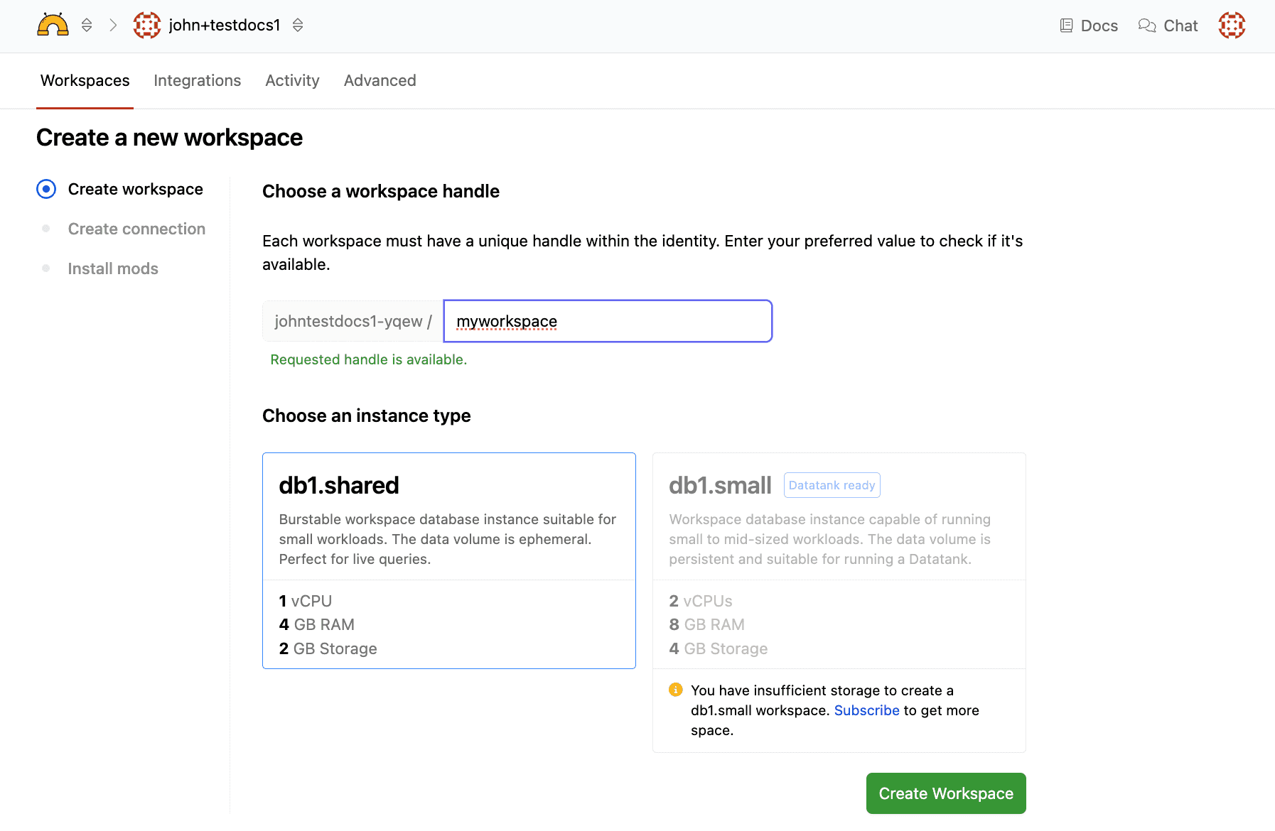 A screenshot of Turbot Steampipe CMDB