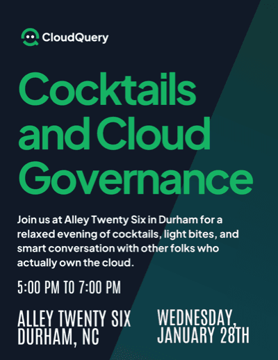 Cocktails and Cloud Governance - Durham